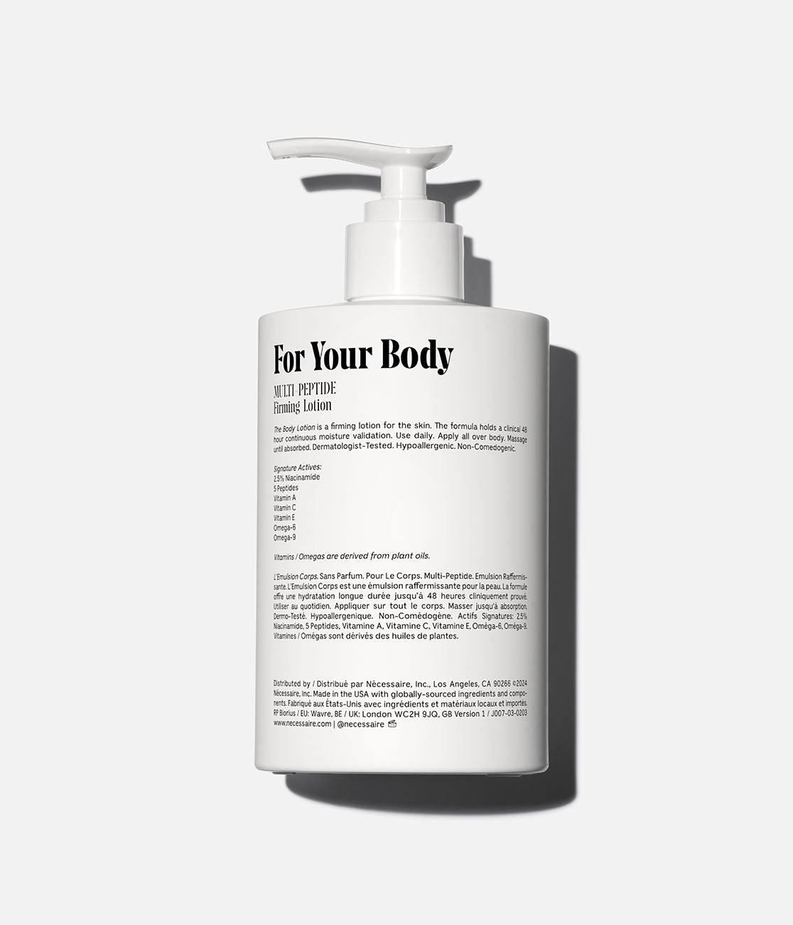 Zoom in on The Body Lotion 450 ml | Multi-Peptide Fragrance-Free - Photo 2
